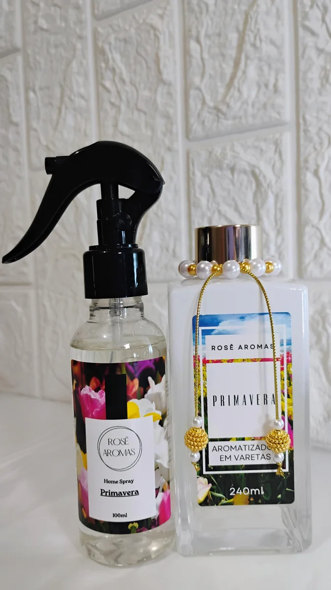 Difusor de varetas 240ml + Home spray 100ml Primavera