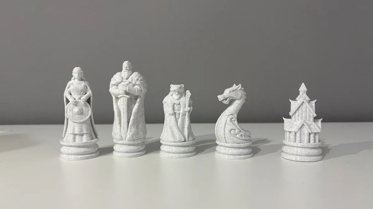 ♟️ 🤎 XADREZ VIKINGS Opção 1 (Apenas peças)