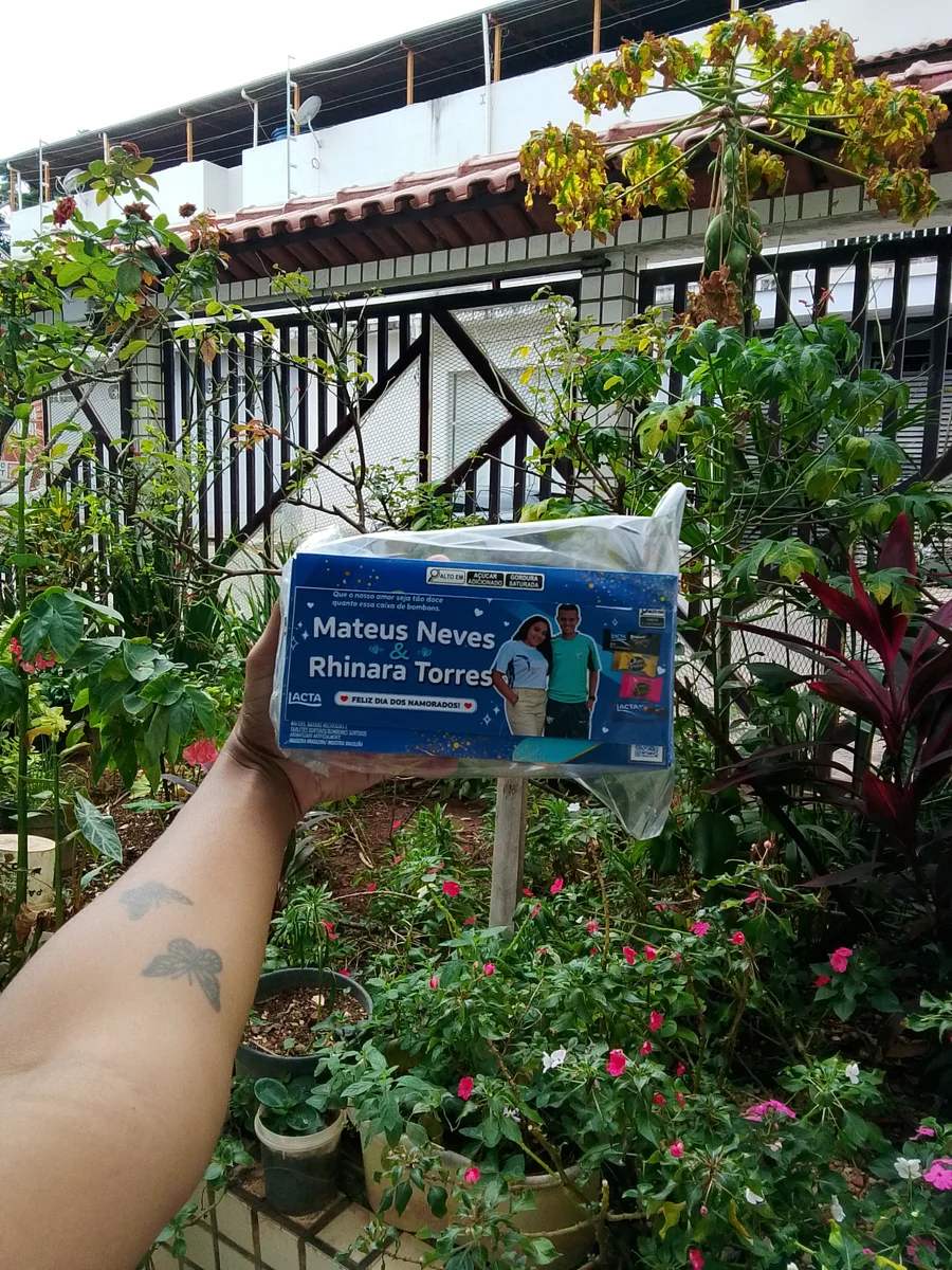 Caixa de bombom personalizada