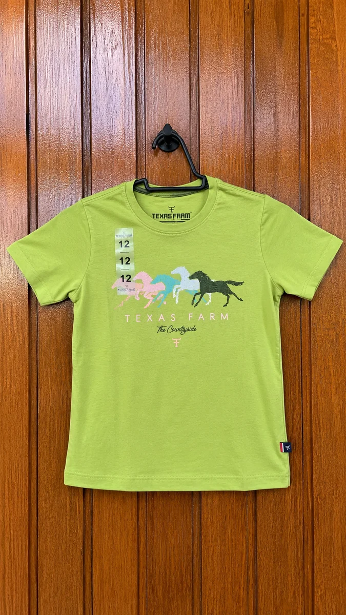 Camisa Infantil- Verde Abacate