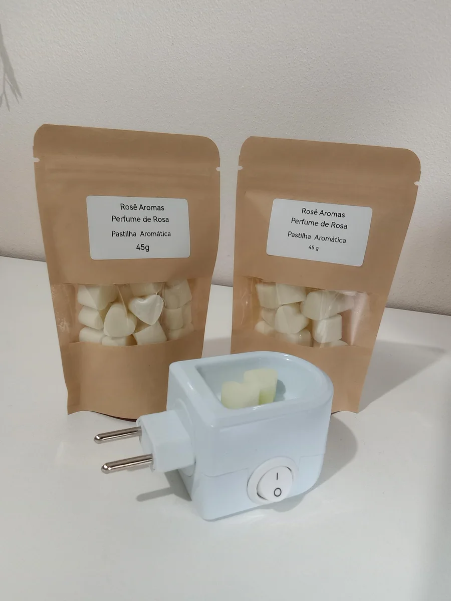 Pastilha aromática Perfume de Rosa 45g