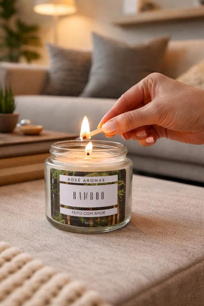 Vela aromática Bamboo 140g